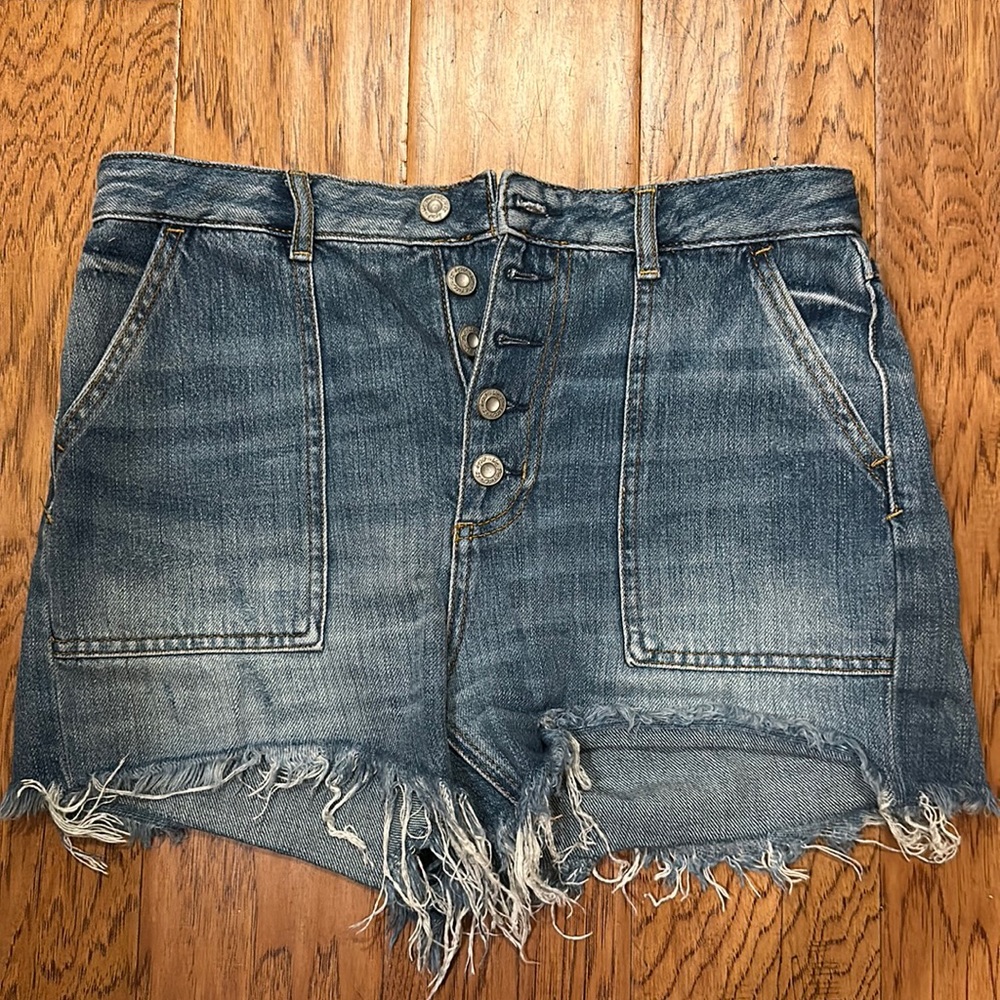 We the free size 28 denim shorts.